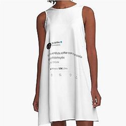 In This World You Either Crank That Or It Cranks You A-Line Dress
