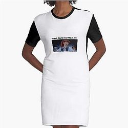 Neon Genesis Evangelion Soulja Boy Graphic T-Shirt Dress