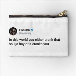 Soulja Boy Zipper Pouch