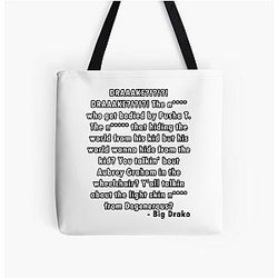 Drake You're Talkin' About Soulja Boy All Over Print Tote Bag