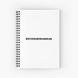 Soulja Boy Spiral Notebook
