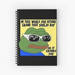Soulja Boy Pepe The Frog Spiral Notebook