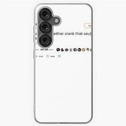 Soulja Boy tweet - In this world you either crank it or it cranks you Samsung Galaxy Soft Case