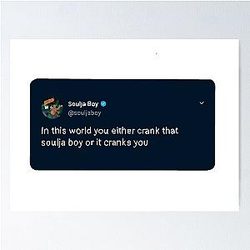 Soulja Boy Dark Blue Poster