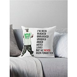 Soulja Boy Never  Throw Pillow