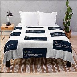 Soulja Boy Dark Blue Throw Blanket