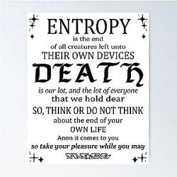 Space Dandy Entropy Poster