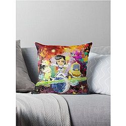 Space Dandy Pixel art Throw Pillow