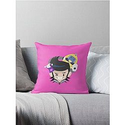 Space Dandy - Dandy & QT Throw Pillow