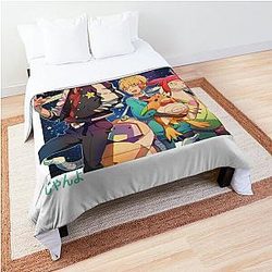 Space Dandy Group Pose   Comforter
