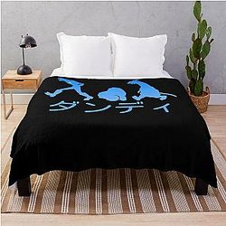 Space Dandy Silhouette Dandy(Blue) Throw Blanket