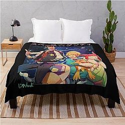 Space Dandy Group Pose Classic Throw Blanket