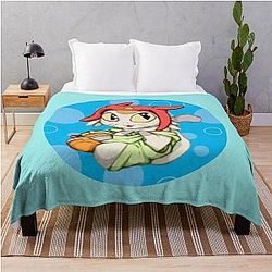 Space Dandy - Baby Meow Throw Blanket