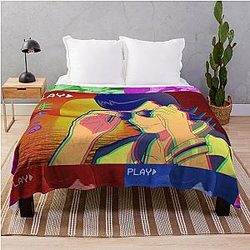Space Dandy Throw Blanket