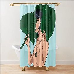 Jungle Space Dandy- Nude Shower Curtain