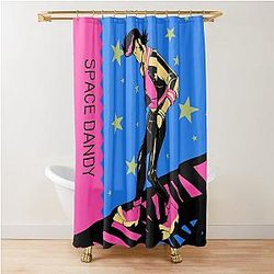 Space Dandy Strut Shower Curtain