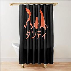 Space Dandy Silhouette Dandy(Orange) Classic  Shower Curtain