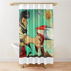 Space dandy Shower Curtain