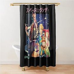 Space Dandy Group Pose Classic Shower Curtain