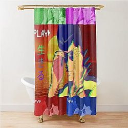 Space Dandy Shower Curtain