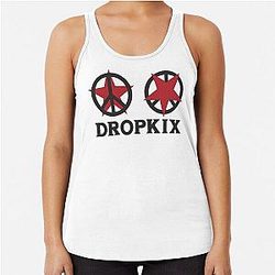 Dropkix band logo - Space Dandy Racerback Tank Top