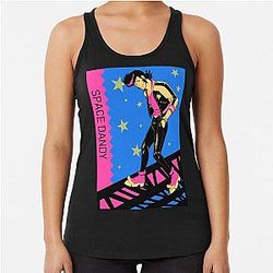 Space Dandy Strut Racerback Tank Top