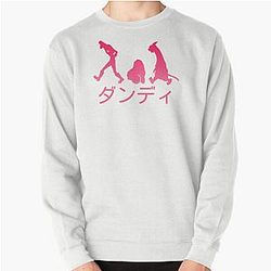 Space Dandy Silhouette "Dandy" (Pink) Pullover Sweatshirt