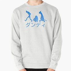 Space Dandy Silhouette "Dandy" (Blue) Pullover Sweatshirt