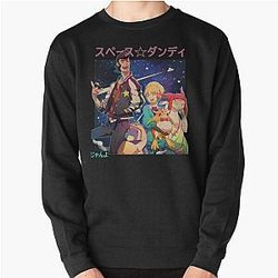 Space Dandy Group Pose Classic Pullover Sweatshirt