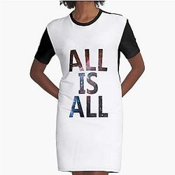 Space Dandy - All Is All Graphic T-Shirt Dress