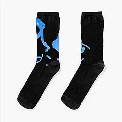 Space Dandy Silhouette Dandy(Blue) Socks