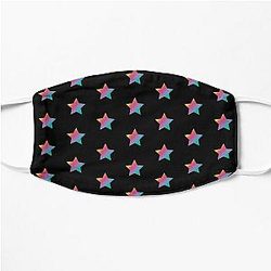Space Dandy - Rainbow star Flat Mask