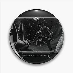 Space Dandy - Alive or dead I'm me - Monochrome Pin