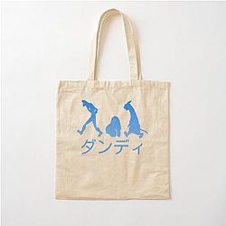 Space Dandy Silhouette Dandy(Blue) Cotton Tote Bag