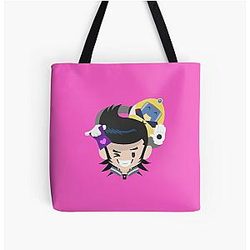 Space Dandy - Dandy & QT All Over Print Tote Bag