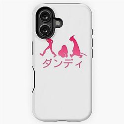 Space Dandy Silhouette "Dandy" (Pink) iPhone Tough Case