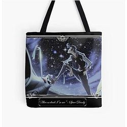 Space Dandy - Alive or dead I'm me - Fade All Over Print Tote Bag