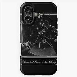 Space Dandy - Alive or dead I'm me - Monochrome iPhone Tough Case
