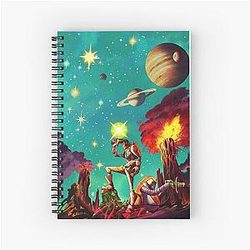 Space Dandy & QT Spiral Notebook