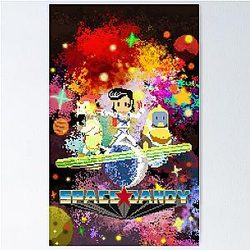 Space Dandy Pixel art Poster