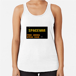 Spacewar! Retro Galaxy Drop Spacewar! Tanktops