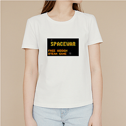 Spacewar! Retro Galaxy Drop Spacewar! T-shirts