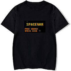 Spacewar! Retro Galaxy Drop Spacewar! T-shirts