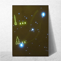 Spacewar! De oorsprong van het spel Spacewar! Posters