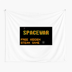 Spacewar! Retro Galaxy Drop Spacewar! Tapisserieën