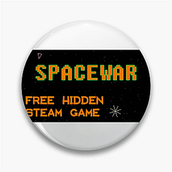 Spacewar! Retro Galaxy Drop Spacewar! Pins