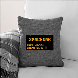 Spacewar! Retro Galaxy Drop Spacewar! Kussenhoes