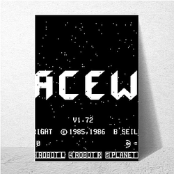 Spacewar! Digitale Vibes Spacewar! Posters