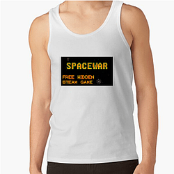 Spacewar! Retro Galaxy Drop Spacewar! Tanktops