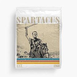 Retro Spartacus Duvet Cover